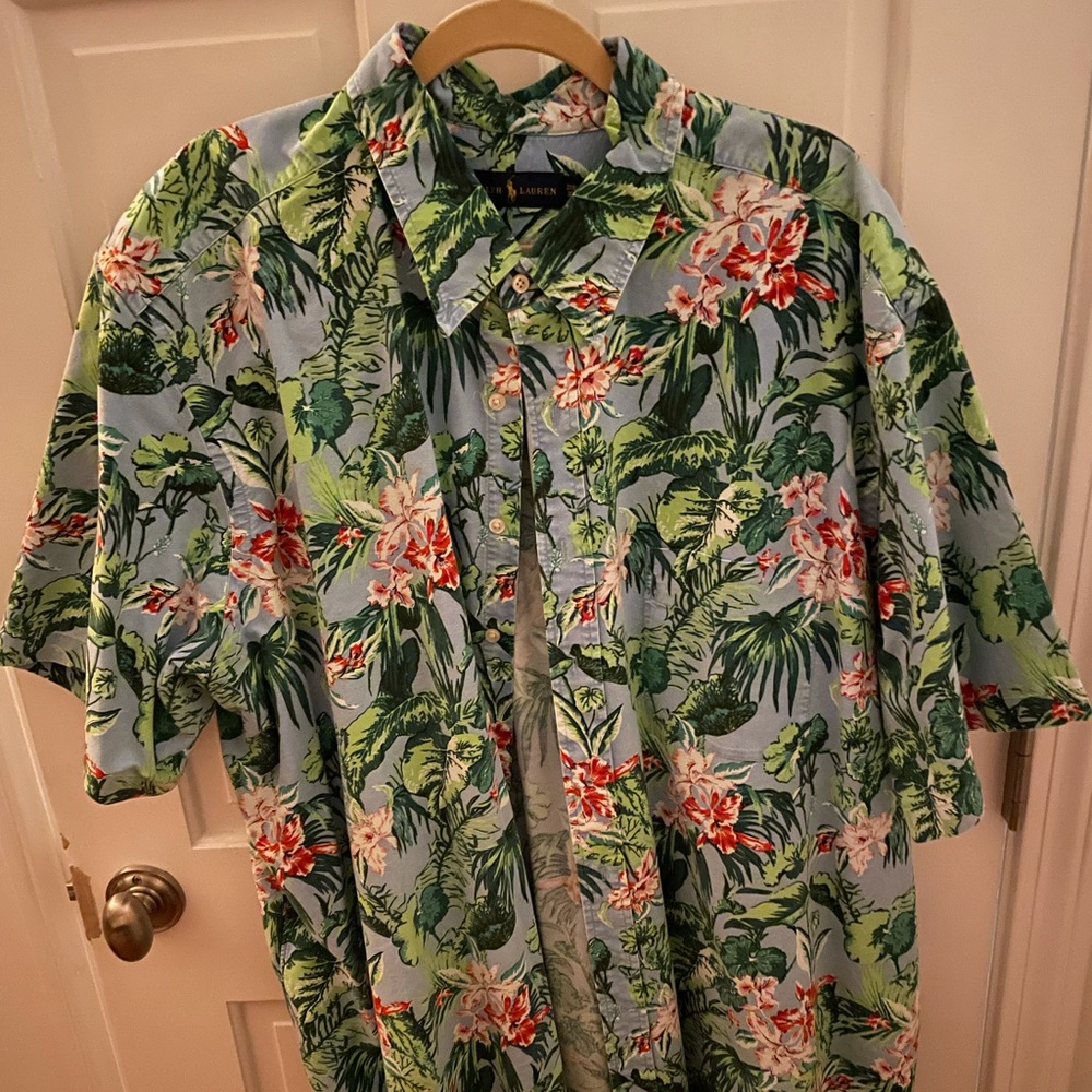 Tropical 4XL Ralph Lauren Short-sleeve Shirt